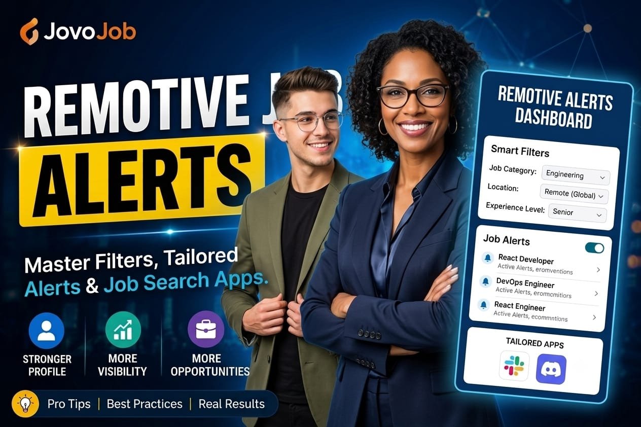Remotive Job Alerts: Filters, Alerts & Tailored Apps
