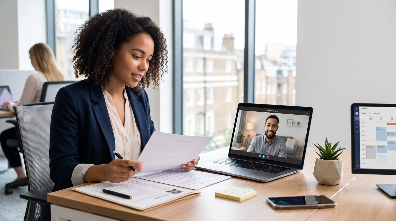 UK/US Remote Job Interviews: Answer “Why this role?” with Remotive-style examples — professional illustration about why this role interview