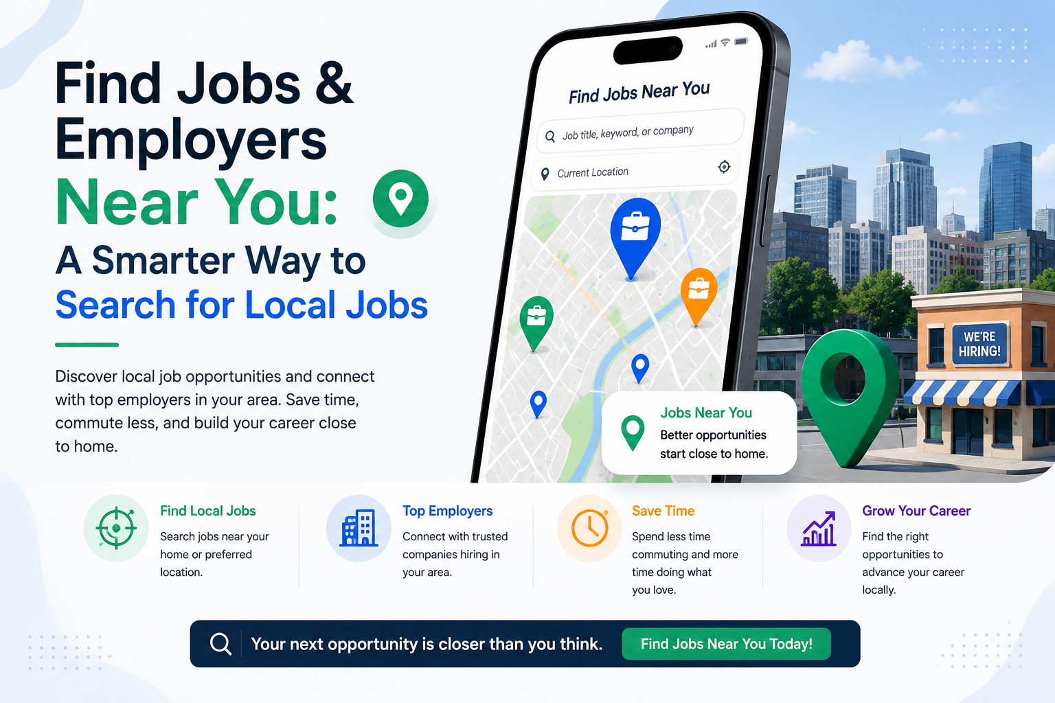 Find Jobs & Employers Near You: A Smarter Way to Search for Local Jobs