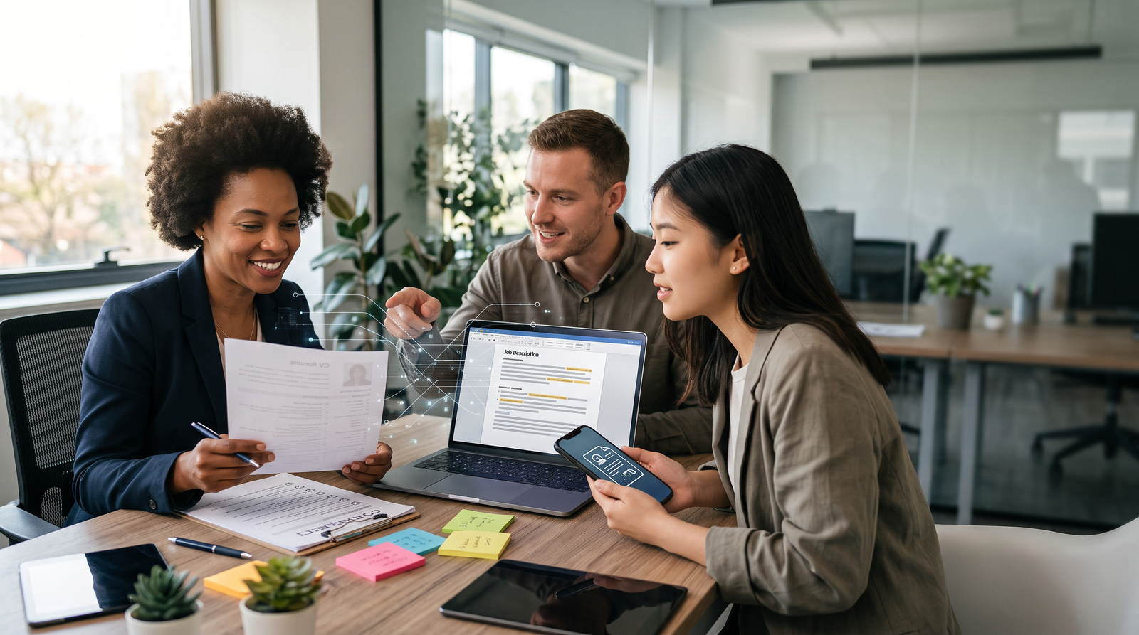How to tailor your resume for ATS using job descriptions: step-by-step checklist — professional illustration about ats resume checklist